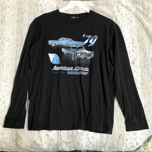 Cotton On Vintage Black Car Graphic T-shirt - Picture 7 of 10